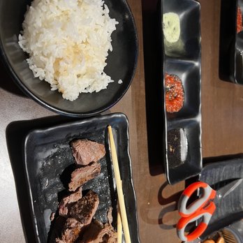 Wang Cho Korean BBQ - Rice and spice tray - Korean Near Me - Riverside, California Wang Cho Korean BBQ - Rice and spice tray - Korean Near Me - Riverside, California