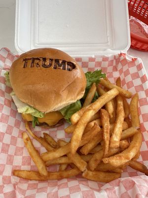 trump burger by null