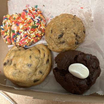Half Baked Goodness - Katy - 4 cookies - Desserts Near Me - Katy, Texas