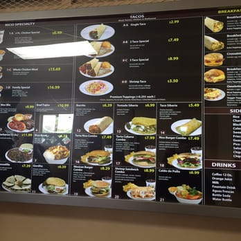 El Pollo Rico - Menu - Fast Food Near Me - Austin, Texas