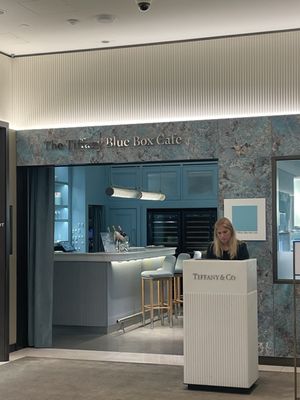 The Tiffany Blue Box Cafe at Harrods by null