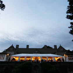 Greystone Hall - Tent-Pavilion with side walls open