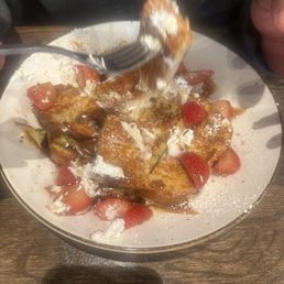 Strawberry Tres Leches French Toast
