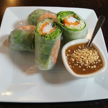 Thai Pepper True Thai Kitchen - Fresh spring rolls with prawns - Thai Near Me - Tacoma, Washington