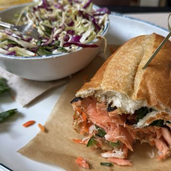 Fish - Salmon Sandwich - Seafood Near Me - Sausalito, California Fish - Salmon Sandwich - Seafood Near Me - Sausalito, California
