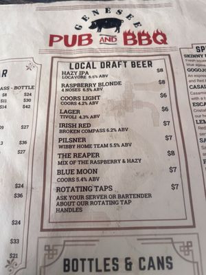 Menu photo 2 Genesee Pub and BBQ Golden, CO