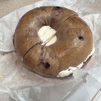 Bagel Bin - Blueberries Bagel with Cream Cheese - Bagels Near Me - Ellicott City, Maryland