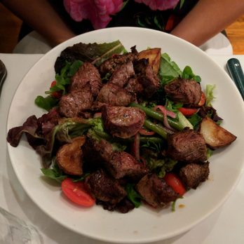 Wollensky Grill - Steak salad. Wow, look at the generous meat portion - New American Near Me - New York, New York