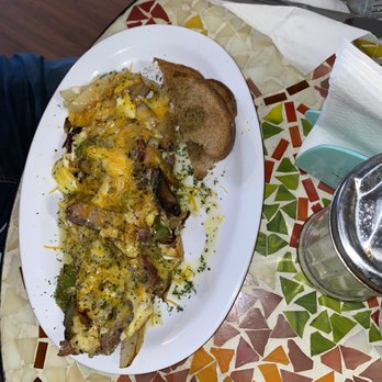 Cafe Veneto - Steak omelette boyfriend loved it - Breakfast & Brunch Near Me - Jacksonville, Florida