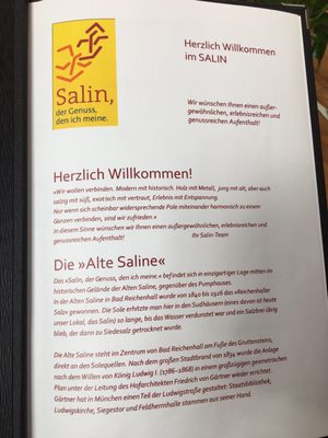Menu photo 5 Salin Bad Reichenhall, BY