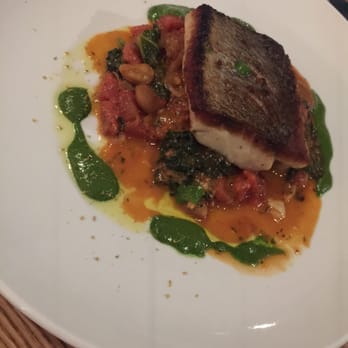 Trust - Sea bass entree - New American Near Me - San Diego, California Trust - Sea bass entree - New American Near Me - San Diego, California