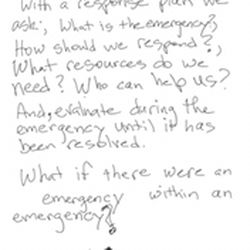 Plan Prepare Do - Know how to manage emergencies.