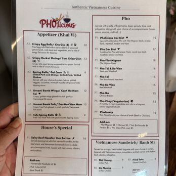Pholicious - Menu - Vietnamese Near Me - Elk Grove, California Pholicious - Menu - Vietnamese Near Me - Elk Grove, California