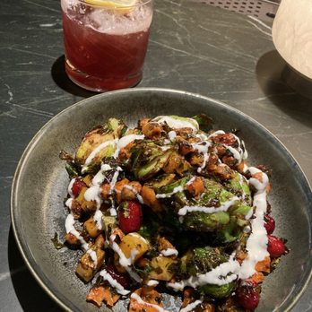 The Salt Line - The Raymond & warm Brussels salad - Coffee & Tea Near Me - Arlington, New York The Salt Line - The Raymond & warm Brussels salad - Coffee & Tea Near Me - Arlington, New York