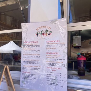 Rootbound Food Cart - Menu - Food Trucks Near Me - Sisters, Oregon Rootbound Food Cart - Menu - Food Trucks Near Me - Sisters, Oregon