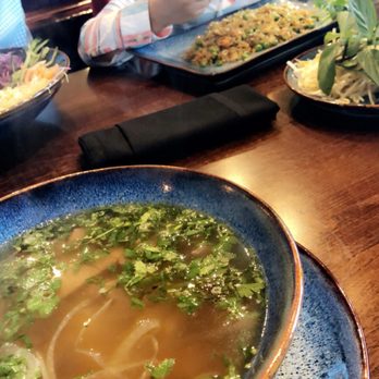 V Lotus - Beef brisket pho, and vegetable fried rice for the little squirt! - Vietnamese Near Me - Sugar Land, Texas