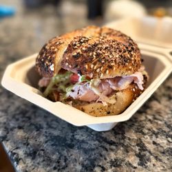 Potchke Bagel - Rafaella Turkey Sandwich