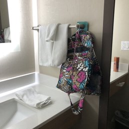 Not room or hook for Tavel bag Not room or hook for Tavel bag