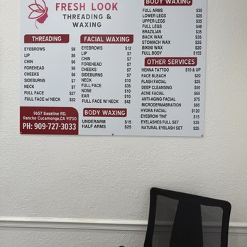 Fresh Look Threading - Very good prices! - Waxing Near Me - Rancho Cucamonga, California