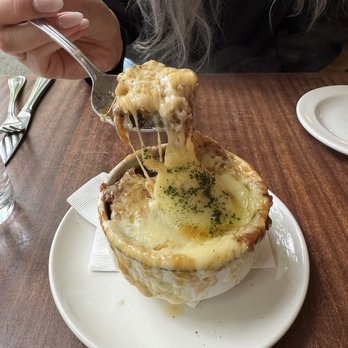 Tilikum Place Cafe - French Onion SoupFrench - New American Near Me - Seattle, Washington Tilikum Place Cafe - French Onion SoupFrench - New American Near Me - Seattle, Washington