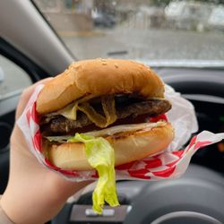 Three Rivers Resort Restaurant - Bigfoot burger