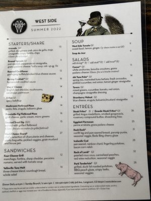 Menu photo 5 West Side Tavern Longmont, CO Menu photo 5 West Side Tavern Longmont, CO