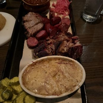 Jack Stack Barbecue - Freight House - Mixed plate. Burnt ends - Barbeque Near Me - Kansas City, Missouri Jack Stack Barbecue - Freight House - Mixed plate. Burnt ends - Barbeque Near Me - Kansas City, Missouri