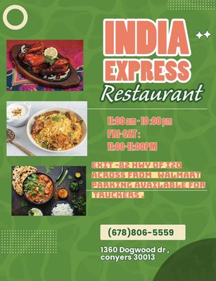 Menu photo 1 India Express Conyers, GA Menu photo 1 India Express Conyers, GA