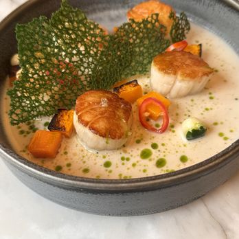 FIG Restaurant - Roasted Sea Scallops - Bars Near Me - Santa Monica, California FIG Restaurant - Roasted Sea Scallops - Bars Near Me - Santa Monica, California