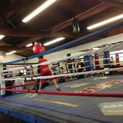 Maywood Boxing Club - Two big rings.