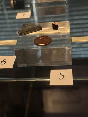 Photo of Gutenberg-Museum - Mainz, RP, DE. Very tiny book by the penny