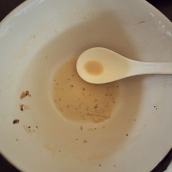 Rin-Tei - No more soup ..... all in my belly. Oops. - Asian Fusion Near Me - San Mateo, California