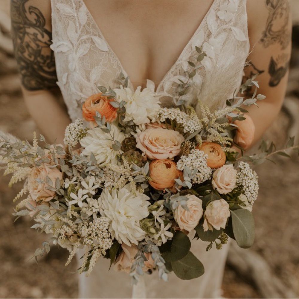 The Hytch - Bride and bouquet. - Officiants Near Me The Hytch - Bride and bouquet. - Officiants Near Me