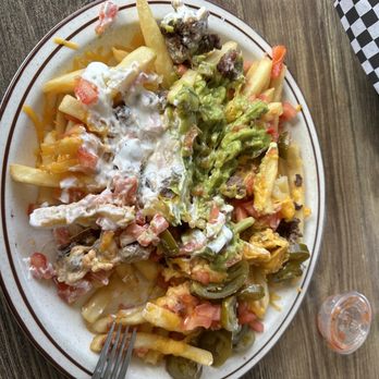 Tom's Place - Carne asada fries - Burgers Near Me - Costa Mesa, California