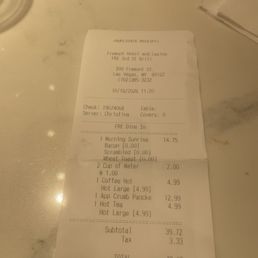 Receipt for Breakfast Receipt for Breakfast
