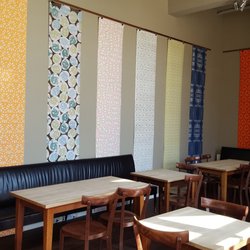 Cafe Biografen - LLZ TAPET -Det Danske Kunstnertapet. Maj og juni 2017 Udstilling af håndtrykte kunstnertapeter. Arrangeret af Galleri 5000.