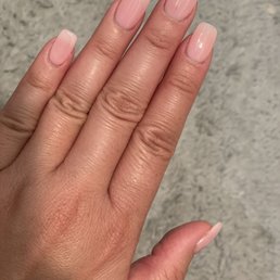Acrylic nails with gel polish Acrylic nails with gel polish