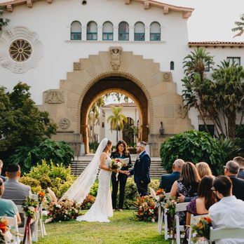 Santa Barbara Weddings - Gorgeous Santa Barbara courthouse wedding September 2021 - Officiants Near Me