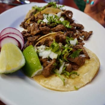 Mole Poblano Restaurant - beef tacos - Mexican Near Me - Philadelphia, Pennsylvania