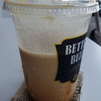 Better Buzz Coffee Hillcrest - Regular size Caramel Buzz with Almond Milk - Coffee & Tea Near Me - San Diego, California Better Buzz Coffee Hillcrest - Regular size Caramel Buzz with Almond Milk - Coffee & Tea Near Me - San Diego, California