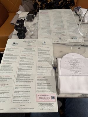 Menu photo 1 San Carlo Cicchetti London, XGL Menu photo 1 San Carlo Cicchetti London, XGL