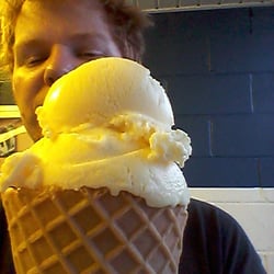 New Baltimore Ice Cream - Small waffle