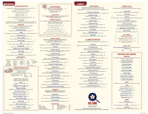 Menu photo 3 U.S. Egg Breakfast and Lunch Restaurant Phoenix, AZ Menu photo 3 U.S. Egg Breakfast and Lunch Restaurant Phoenix, AZ