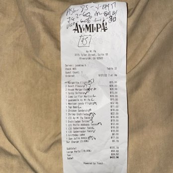 Ay Mi Pa - The surcharge - Mexican Near Me - Riverside, California Ay Mi Pa - The surcharge - Mexican Near Me - Riverside, California