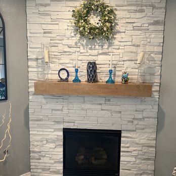 Texas Reliable Renovations - fireplace façade, and mantle renovation - Painters Near Me - Katy, Texas