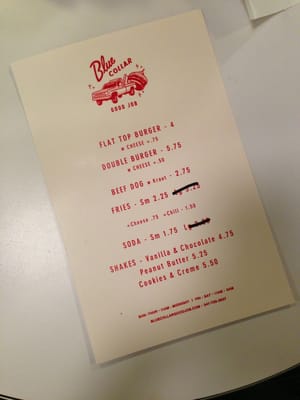 Blue Collar Burger by null