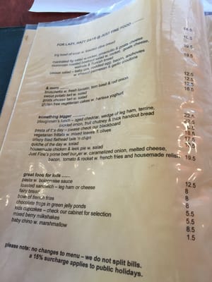 Menu photo 2 Just Fine Food Sorrento, VIC Menu photo 2 Just Fine Food Sorrento, VIC