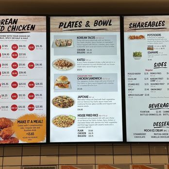 Bonchon Skokie - Menu - Chicken Wings Near Me - Skokie, Illinois Bonchon Skokie - Menu - Chicken Wings Near Me - Skokie, Illinois