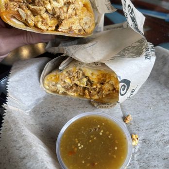 Sancho’s Tacos - Sawed off Burrito (Chorizo) with Chubbie - Tacos Near Me - Laguna Niguel, California Sancho’s Tacos - Sawed off Burrito (Chorizo) with Chubbie - Tacos Near Me - Laguna Niguel, California