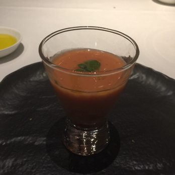 Ametsa - Watermelon and tomato amuse bouche - Basque Near Me - London, XGL